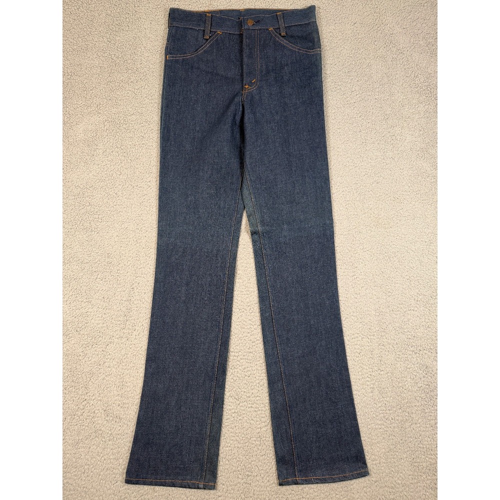 Vintage Levis Jeans Men 30x34 (Fit 28x34) Deadstock USA Super Straights 70s 80s - Picture 2 of 16